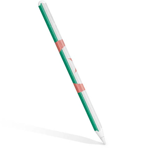 Algeria Flag Distressed Apple Pencil (2nd Gen 2019) Skin